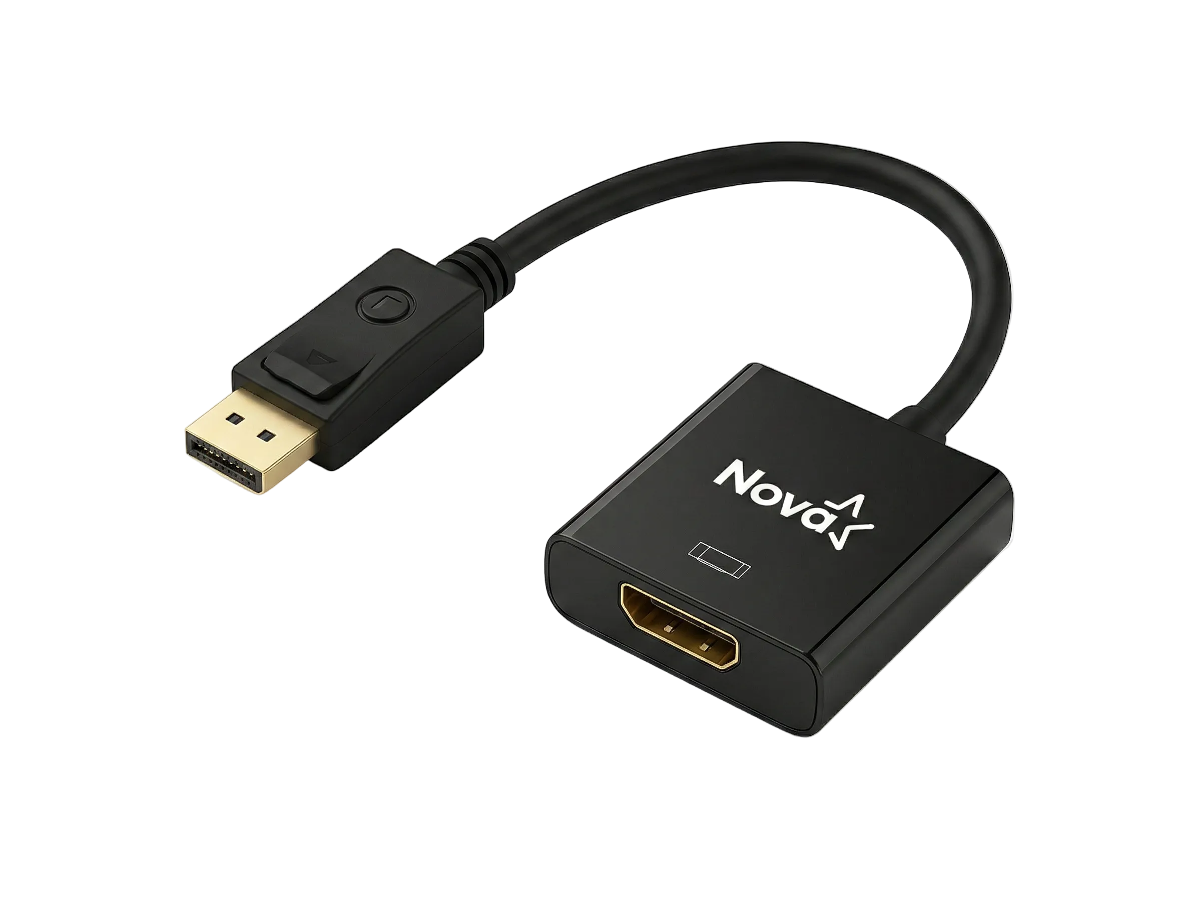 ADAPTADOR NOVA FAA331DH001C DISPLAY PORT A HDMI 0.15M NEGRO