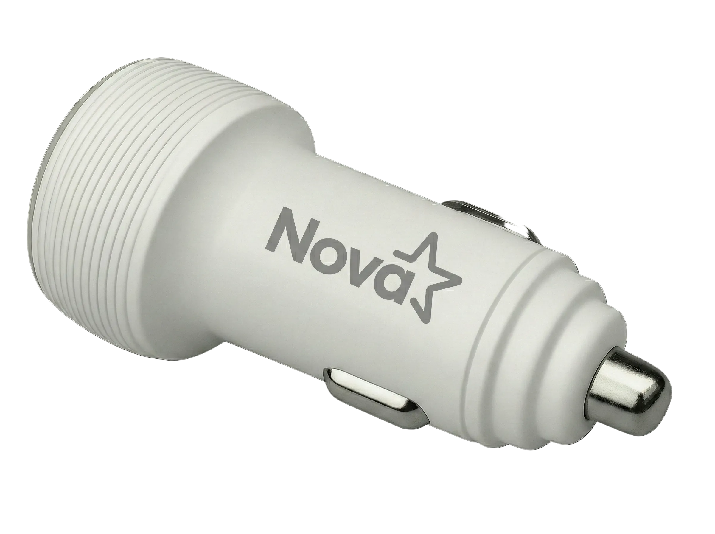 CARGADOR DE CARRO NOVA PA036EBC001C 36W 1 PUERTO USB-C Y 1 PUERTO USB-A CARGA RAPIDA BLANCO