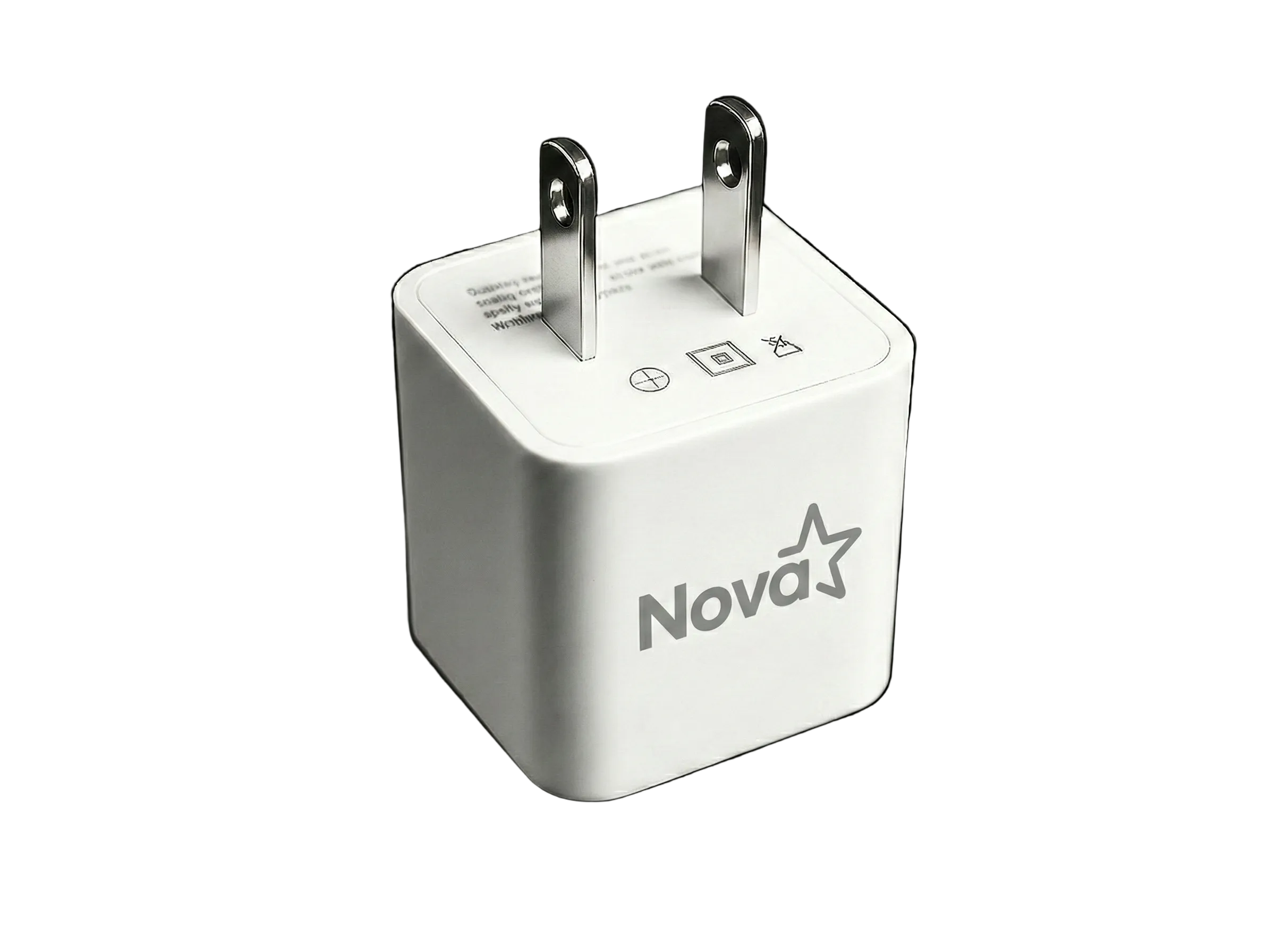 CARGADOR DE PARED NOVA PA010RBU001C 10W 2 PUERTOS USB-A BLANCO