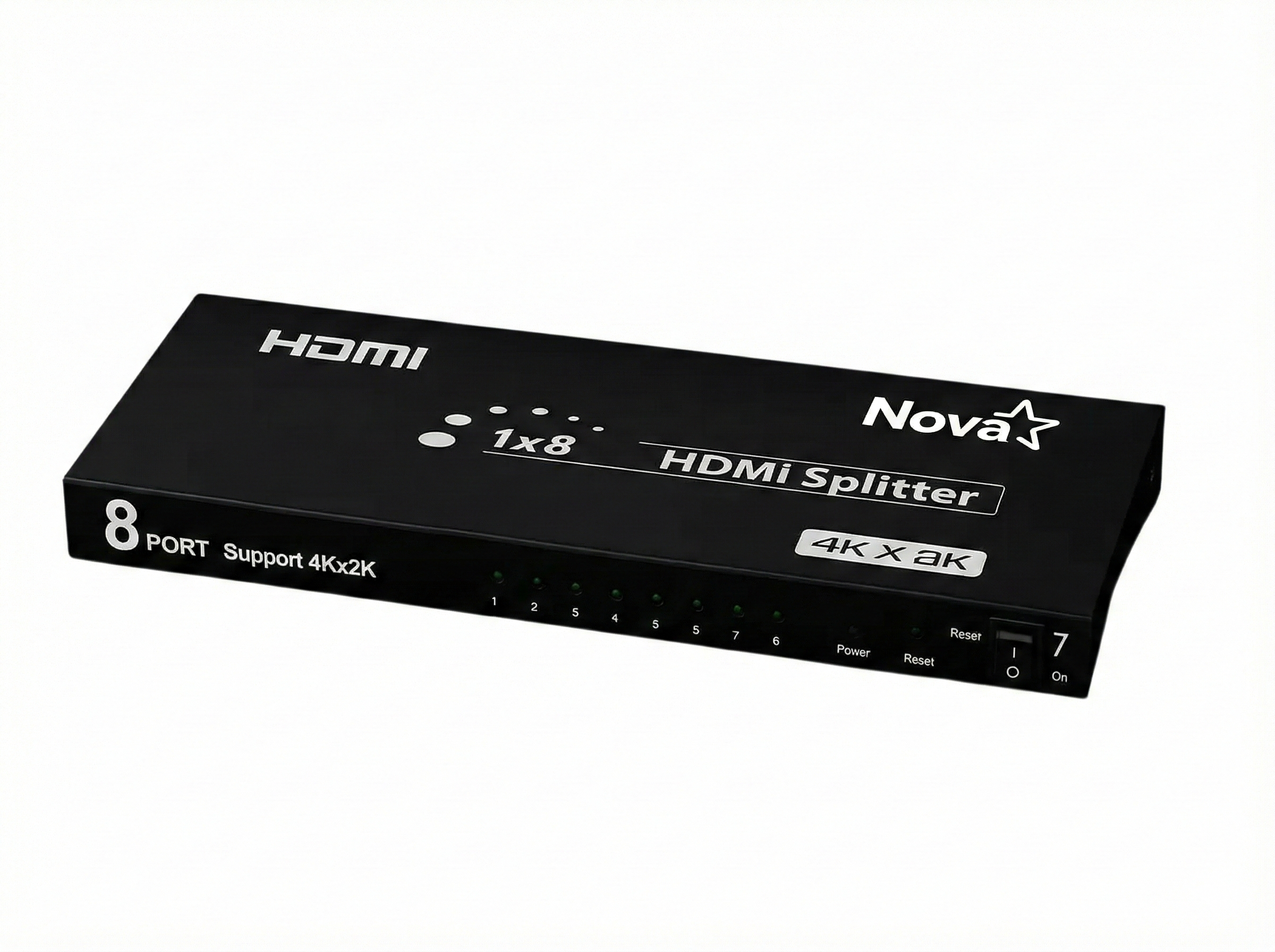SPLITTER NOVA FAA38318001C DE 8 PUERTOS HDMI 4K@30HZ NEGRO