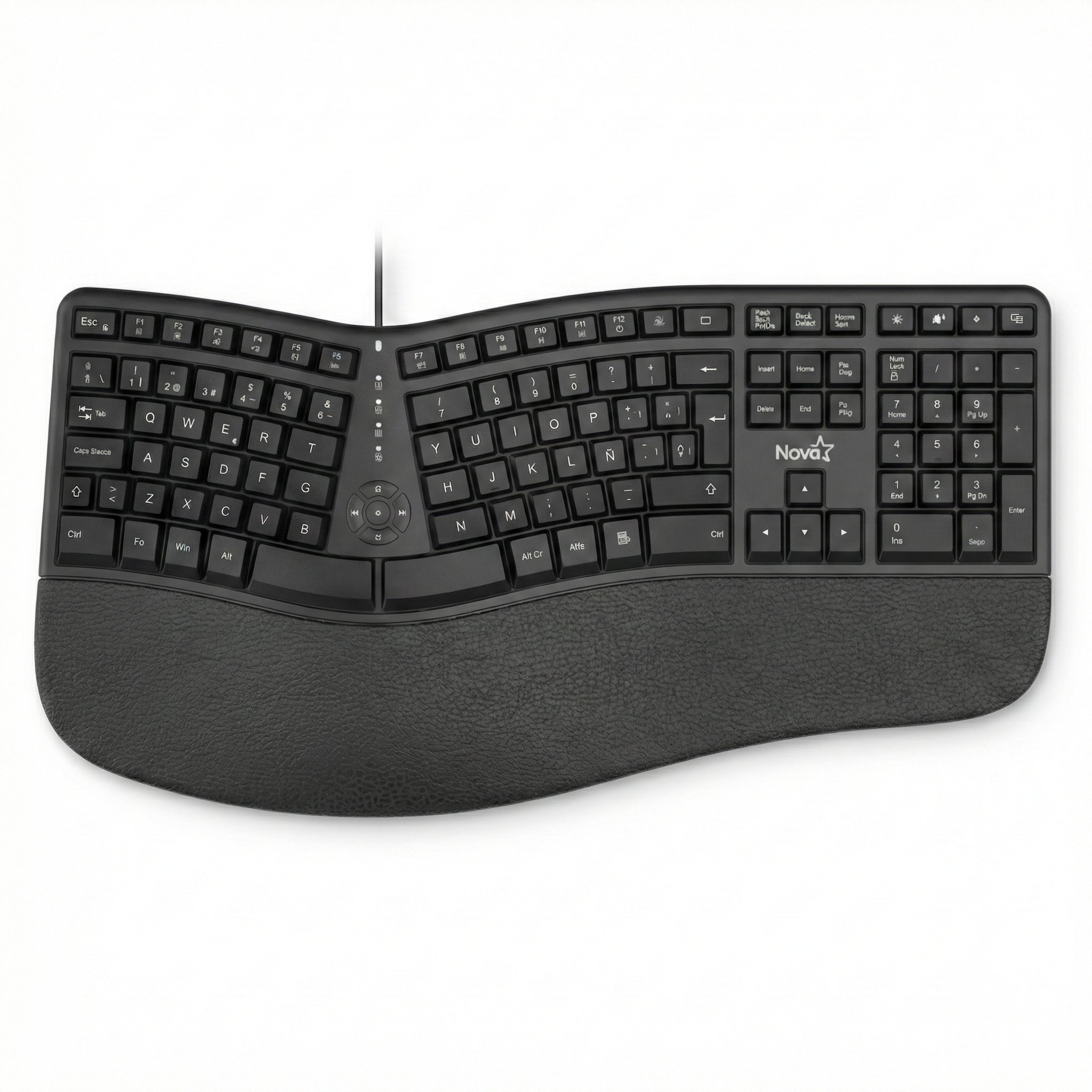 TECLADO ERGONOMICO MEMBRANA ALÁMBRICO USB ESPAÑOL
