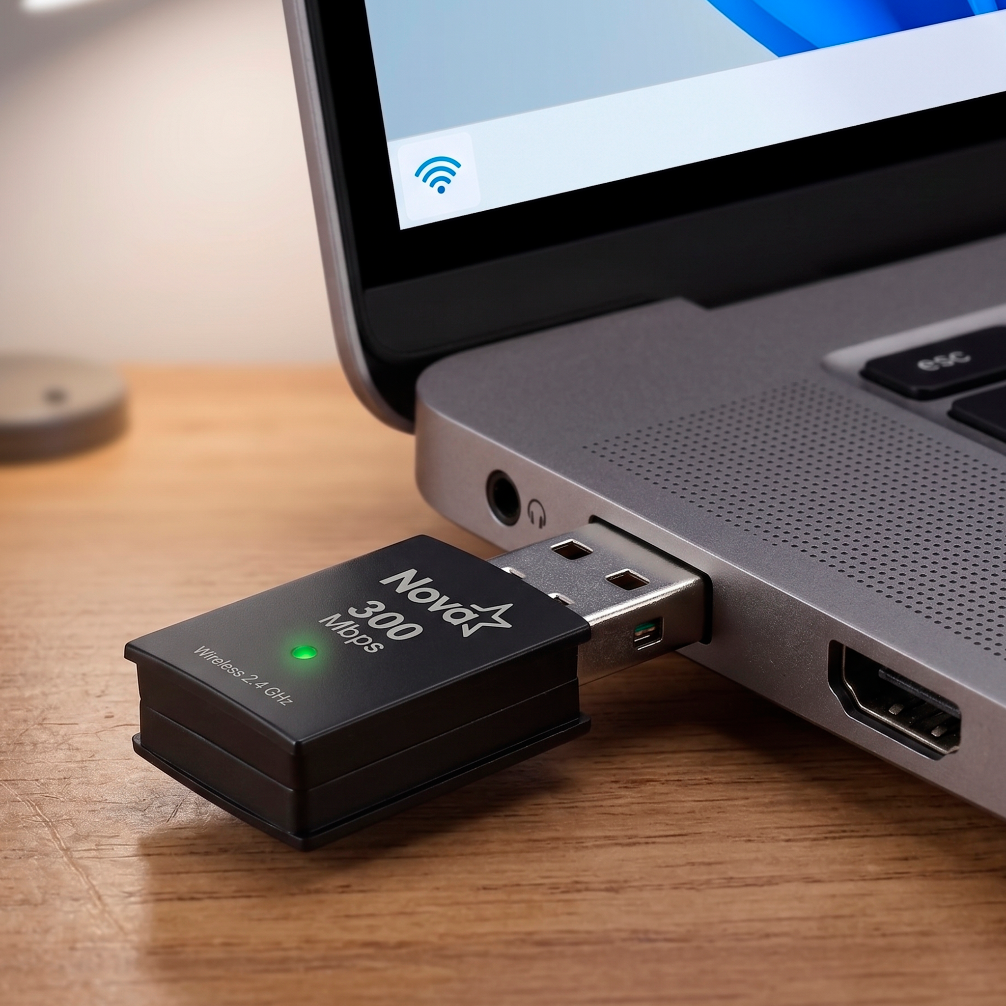 ADAPTADOR WIFI USB 300MBPS
