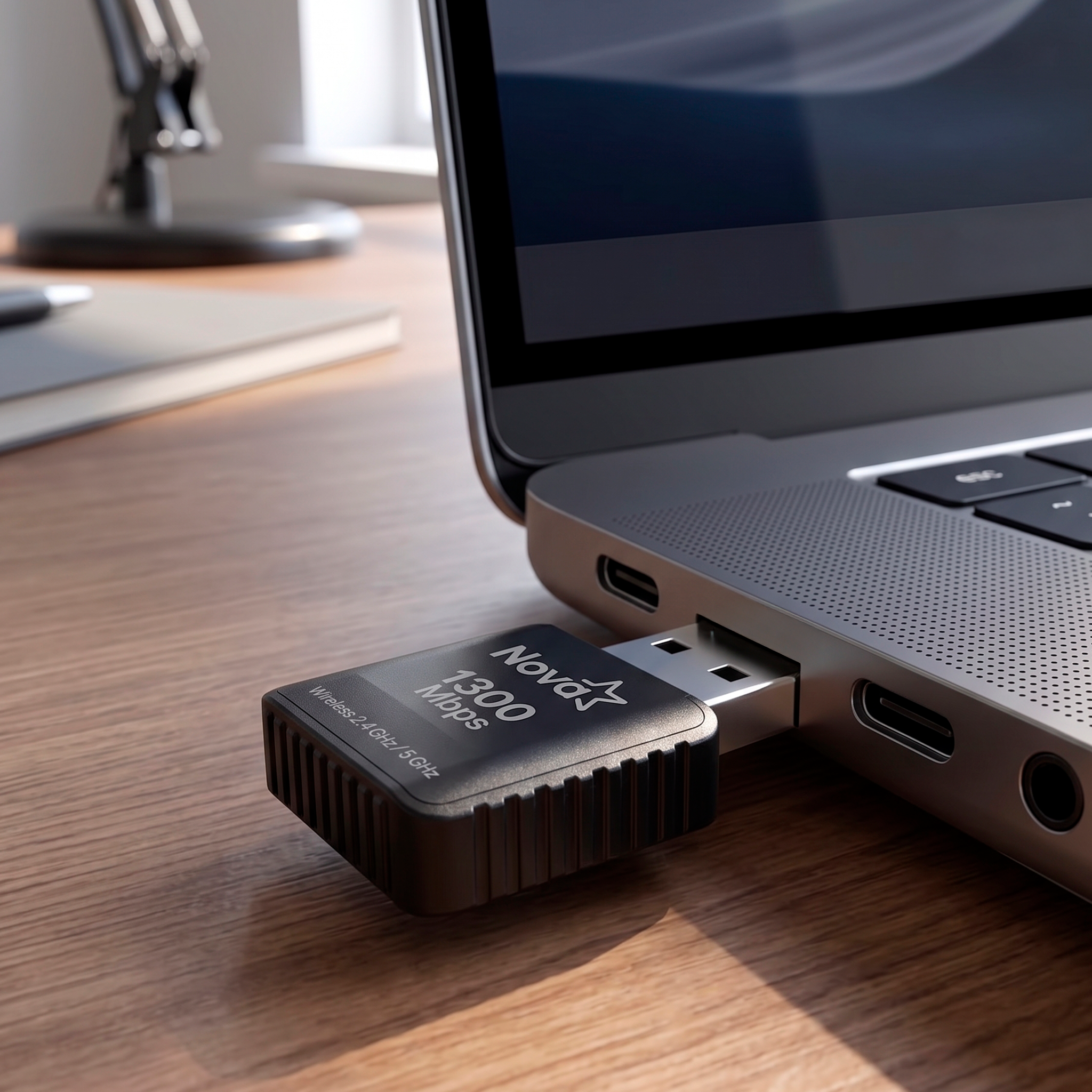 ADAPTADOR WIFI USB 1300MBPS