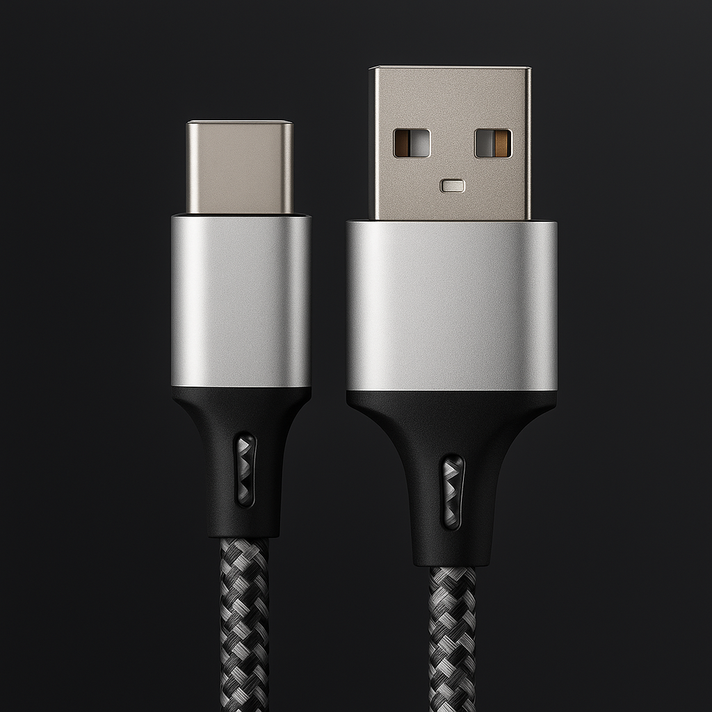 CABLE USB-C A USB-A 2.0 NOVA FAD31218001C CARGA RAPIDA 1.8M NYLON BLANCO
