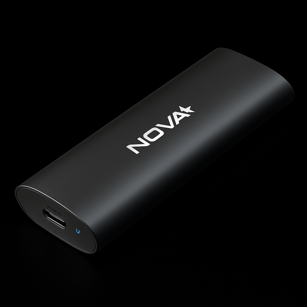 ENCAPSULADOR NOVA AEK02041001C USB-C A PCIE NVME M.2 2230 / 2242 / 2260 / 2280 10GBPS CABLE USB-C A USB-C GRIS OSCURO