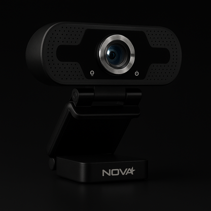 CAMARA WEB NOVA AWM12002001C HD 1080P LENTE 5P USB-A 2.0 NEGRO