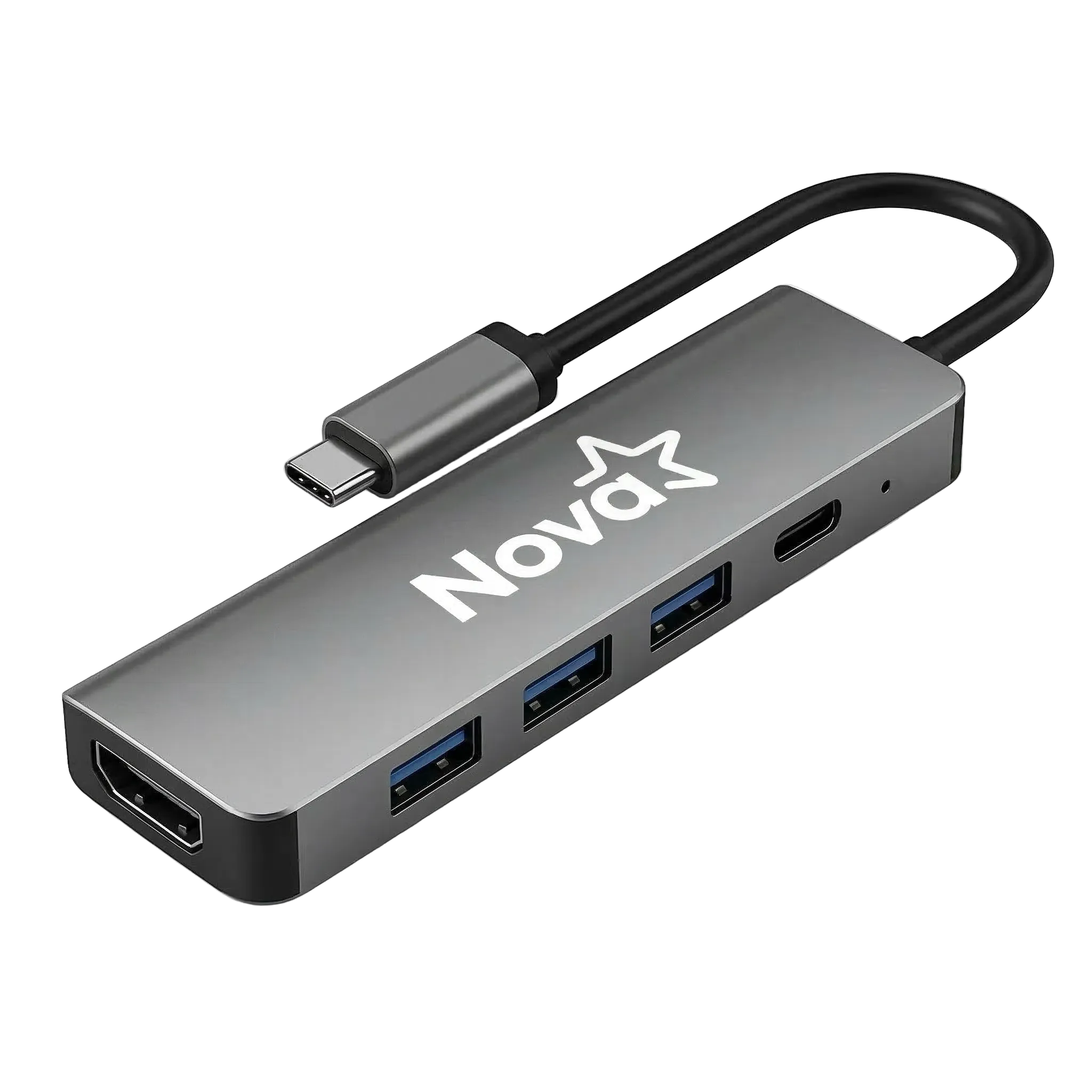 HUB NOVA 5 EN 1 USB-C HDMI 4K PD
