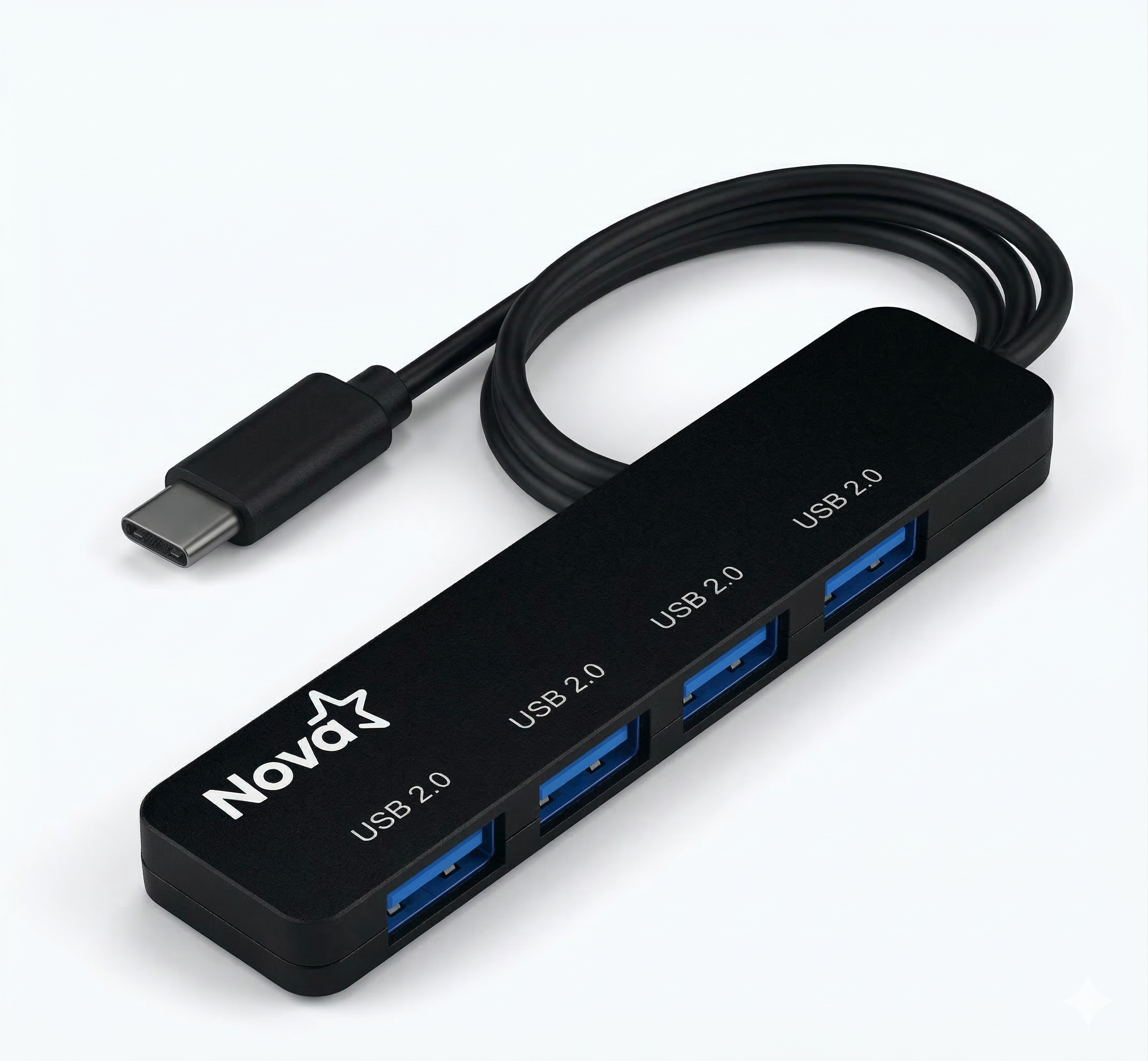 HUB 4 EN 1 USB-C 4 PUERTOS UBS-A 2.0